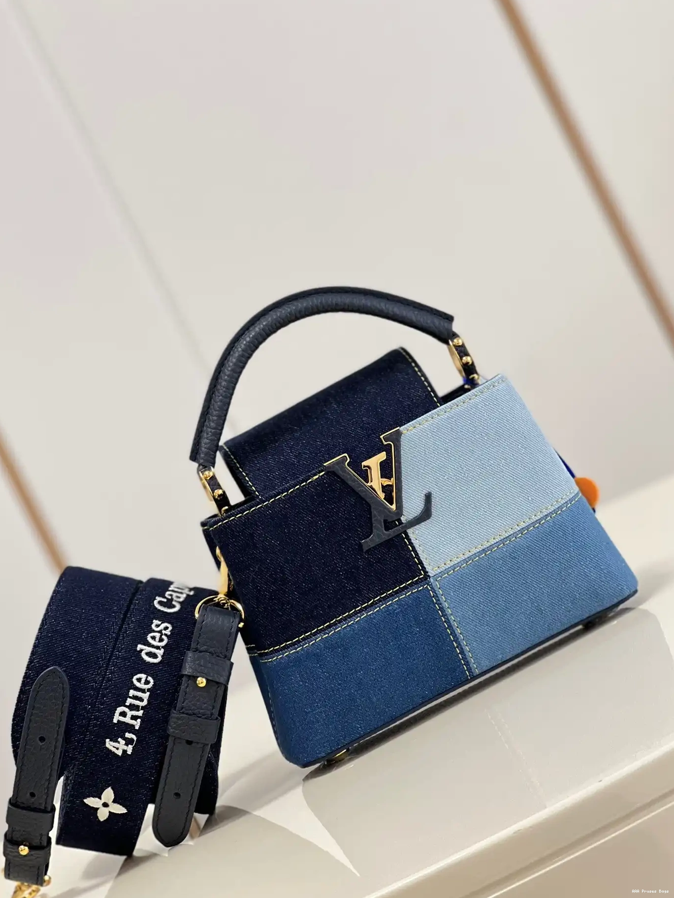 AAA Pruses Bags LOUIS CAPUCINES VUITTON MINI 0516